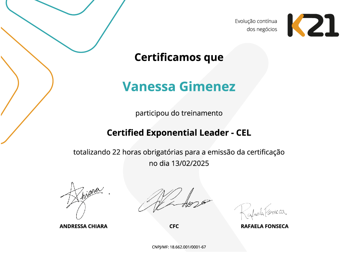 Certificado K21